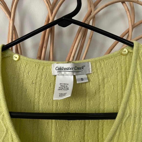 Coldwater Creek Cable-knit Sweater & Scarf - Picture 3 of 3